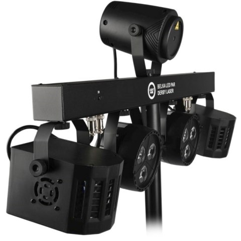 Multiefekt LIGHT4ME BELKA LED PAR DERBY LASER