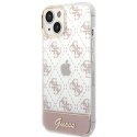 Guess GUHCP14MHG4MHP iPhone 14 Plus 6,7" różowy/pink hardcase 4G Pattern Script