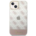 Guess GUHCP14MHG4MHP iPhone 14 Plus 6,7" różowy/pink hardcase 4G Pattern Script