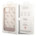 Guess GUHCP14MHG4MHP iPhone 14 Plus 6,7" różowy/pink hardcase 4G Pattern Script