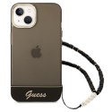 Guess GUHCP14MHGCOHK iPhone 14 Plus 6,7" czarny/black hardcase Translucent Pearl Strap