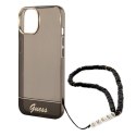 Guess GUHCP14MHGCOHK iPhone 14 Plus 6,7" czarny/black hardcase Translucent Pearl Strap