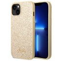 Guess GUHCP14MHGGSHD iPhone 14 Plus 6,7" złoty/gold hard case Glitter Script