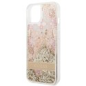 Guess GUHCP14MLFLSD iPhone 14 Plus 6,7" złoty/gold hardcase Paisley Liquid Glitter