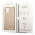 Guess GUHCP14SHGGSHD iPhone 14 6,1" złoty/gold hard case Glitter Script