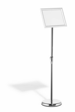 Durable 479823 Uchwyt na znak i stojak informacyjny A4 Aluminium, Plastik, Stal Srebrny