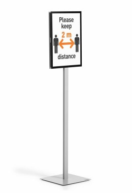 Durable 501357 znak informacyjny List Szary Metal, Plastik 1 szt.