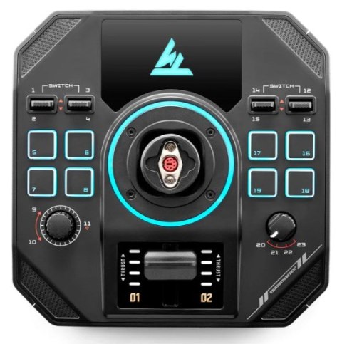 Thrustmaster Sol-R 4 HOTAS Czarny USB Joystick + dźwignia sterowania silnikiem Analogowa/Cyfrowa PC