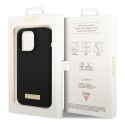 Guess GUHMP14XSBPLK iPhone 14 Pro Max 6,7" czarny/black hard case Silicone Logo Plate MagSafe