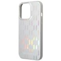 Karl Lagerfeld KLHCP14LLGMMSV3 iPhone 14 Pro 6,1" hardcase srebrny/silver Monogram Iridescent