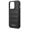 Karl Lagerfeld KLHCP14LPSQAK iPhone 14 Pro 6,1" hardcase czarny/black Puffy Elongated Logo