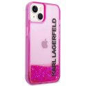 Karl Lagerfeld KLHCP14MLCKVF iPhone 14 Plus 6,7" różowy/pink hardcase Liquid Glitter Elong