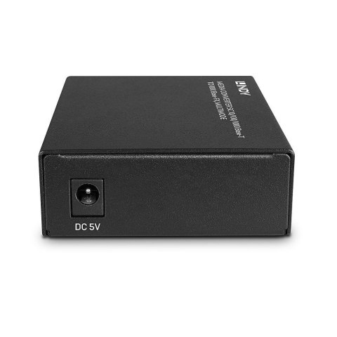 Lindy 25119 konwerter sieciowy 850 nm Multifunkcyjny Czarny