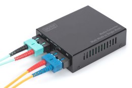 Digitus Konwerter medialny SC/SC Fast Ethernet wielomodowy/ jednomodowy