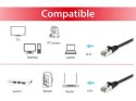 Equip 606111 kabel sieciowy Czarny 30 m Cat6a S/FTP (S-STP)