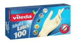 Rękawice lateksowe Vileda Natural Latex S/M 100 szt