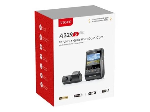 Wideorejestrator VIOFO A329S 2CH GPS