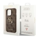 Guess GUHCP14L4GMGBR iPhone 14 Pro 6,1" brązowy/brown hardcase 4G Big Metal Logo