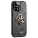 Guess GUHCP14L4GMGGR iPhone 14 Pro 6,1" szary/grey hardcase 4G Big Metal Logo