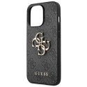 Guess GUHCP14L4GMGGR iPhone 14 Pro 6,1" szary/grey hardcase 4G Big Metal Logo