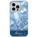 Guess GUHCP14LHGPLHB iPhone 14 Pro 6,1" niebieski/blue hardcase Porcelain Collection