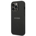 Guess GUHCP14LPSASBBK iPhone 14 Pro 6,1" czarny/black Saffiano Strap