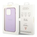 Guess GUHCP14LPSASBPU iPhone 14 Pro 6,1" fioletowy/purple Saffiano Strap