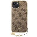 Guess GUHCP14MGF4GBR iPhone 14 Plus 6,7" brązowy/brown hardcase 4G Charms Collection