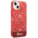 Guess GUHCP14MHGBNHR iPhone 14 Plus 6,7" czerwony/red hardcase Bandana Paisley