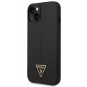 Guess GUHCP14MSLTGK iPhone 14 Plus 6,7" czarny/black hardcase Silicone Triangle