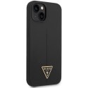 Guess GUHCP14MSLTGK iPhone 14 Plus 6,7" czarny/black hardcase Silicone Triangle