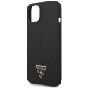 Guess GUHCP14MSLTGK iPhone 14 Plus 6,7" czarny/black hardcase Silicone Triangle