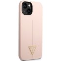 Guess GUHCP14MSLTGP iPhone 14 Plus 6,7" różowy/pink hardcase Silicone Triangle