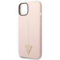 Guess GUHCP14MSLTGP iPhone 14 Plus 6,7" różowy/pink hardcase Silicone Triangle