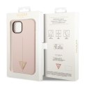 Guess GUHCP14MSLTGP iPhone 14 Plus 6,7" różowy/pink hardcase Silicone Triangle