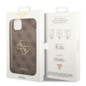 Guess GUHCP14S4GMGBR iPhone 14 6,1" brązowy/brown hardcase 4G Big Metal Logo