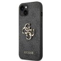 Guess GUHCP14S4GMGGR iPhone 14 6,1" szary/grey hardcase 4G Big Metal Logo