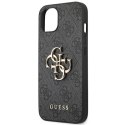 Guess GUHCP14S4GMGGR iPhone 14 6,1" szary/grey hardcase 4G Big Metal Logo