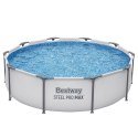Basen ogrodowy stelażowy 305 x 76 cm zestaw 9w1 Bestway 56408