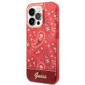 Guess GUHCP14XHGBNHR iPhone 14 Pro Max 6,7" czerwony/red hardcase Bandana Paisley