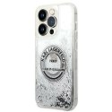 Karl Lagerfeld KLHCP14XLCRSGRS iPhone 14 Pro Max 6,7" srebrny/silver hardcase Liquid Glitter RSG