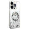 Karl Lagerfeld KLHCP14XLCRSGRS iPhone 14 Pro Max 6,7" srebrny/silver hardcase Liquid Glitter RSG