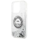 Karl Lagerfeld KLHCP14XLCRSGRS iPhone 14 Pro Max 6,7" srebrny/silver hardcase Liquid Glitter RSG