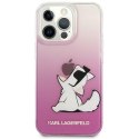 Karl Lagerfeld KLHCP14LCFNRCPI iPhone 14 Pro 6,1" hardcase różowy/pink Choupette Fun