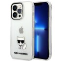 Karl Lagerfeld KLHCP14LCTTR iPhone 14 Pro 6,1" hardcase przeźroczysty/transparent Choupette Body