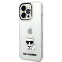 Karl Lagerfeld KLHCP14LCTTR iPhone 14 Pro 6,1" hardcase przeźroczysty/transparent Choupette Body