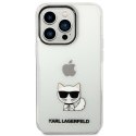 Karl Lagerfeld KLHCP14LCTTR iPhone 14 Pro 6,1" hardcase przeźroczysty/transparent Choupette Body