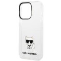 Karl Lagerfeld KLHCP14LCTTR iPhone 14 Pro 6,1" hardcase przeźroczysty/transparent Choupette Body