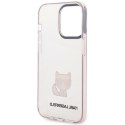 Karl Lagerfeld KLHCP14LCTTRI iPhone 14 Pro 6,1" hardcase różowy/pink Transparent Choupette Body