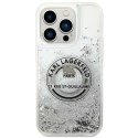 Karl Lagerfeld KLHCP14LLCRSGRS iPhone 14 Pro 6,1" srebrny/silver hardcase Liquid Glitter RSG